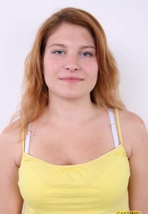 18 year old female Chloe Dash undressing on yoga mat on lawn